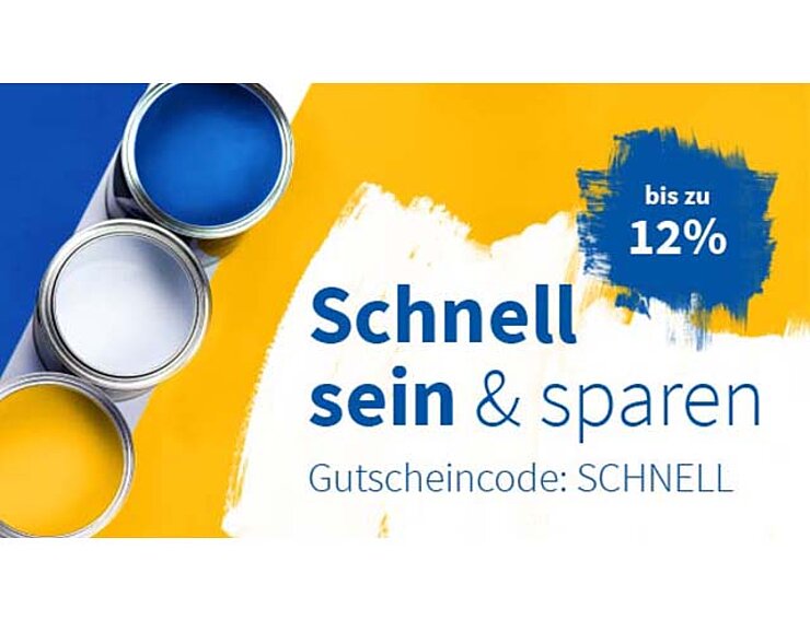 Mit Gutscheincode "Schnell" bis zu 12% sparen